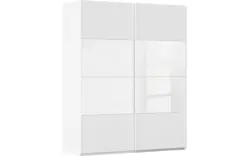 Goossens kledingkast finca combi glans mat glas wit hoogwaardig meubelplaat - 8244410-{merk}-finca-combi-sts-wit-schuifdeuren-02